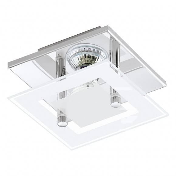 Eglo 94224 LED přisazené bodové svítidlo Almana 1x3W | GU10 | 240lm | 3000K - chrom