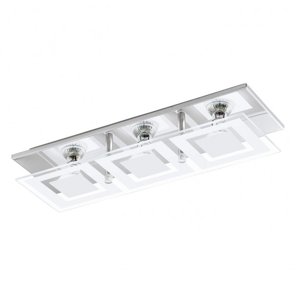 Eglo 94225 LED přisazené bodové svítidlo Almana 3x3W | GU10 | 720lm | 3000K - chrom