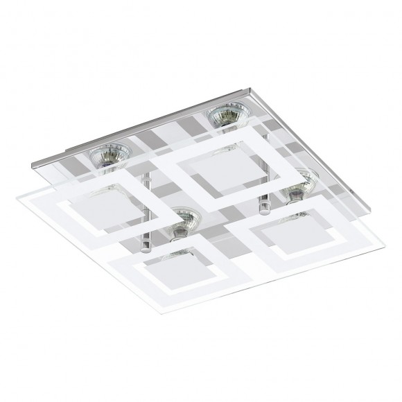 Eglo 94226 LED přisazené bodové svítidlo Almana 4x3W | GU10 | 960lm | 3000K - chrom