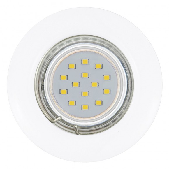 Eglo 94235 LED zápustné bodové svítidlo Peneto 3x3W | GU10 | 3x200lm | 3000K - sada 3ks, bílá