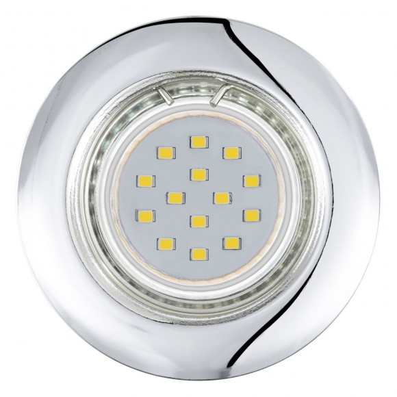Eglo 94236 LED zápustné bodové svítidlo Peneto 3x3W | GU10 | 3x200lm | 3000K - sada 3ks, chrom