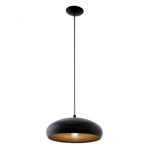 Eglo 94605 závěsné svítidlo Mogano 1 1x60W | E27 - černá, měděná