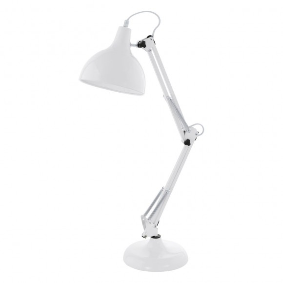 Eglo 94699 stolní svítidlo Borgillio 1x60W | E27 - bílá