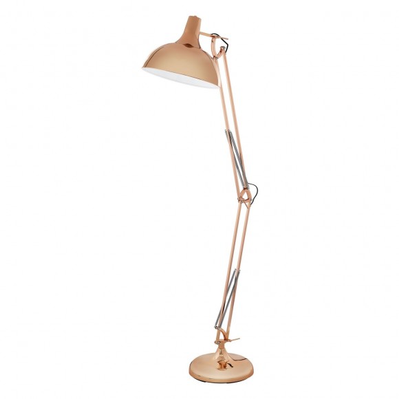 Eglo 94705 stojací svítidlo Borgillio 1x60W | E27 - měď