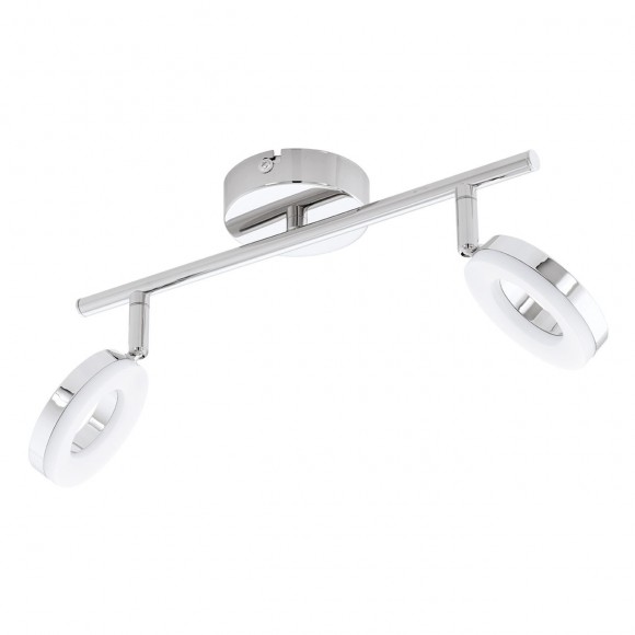 Eglo 94757 LED koupelnové přisazené bodové svítidlo Gonar 2x3,8W | 720lm | 3000K | IP44 - chrom, bílá
