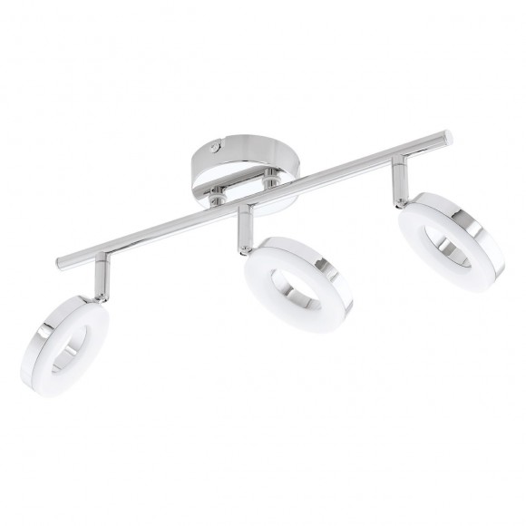 Eglo 94758 LED koupelnové přisazené bodové svítidlo Gonar 3x3,8W | 1080lm | 3000K | IP44 - chrom, bílá