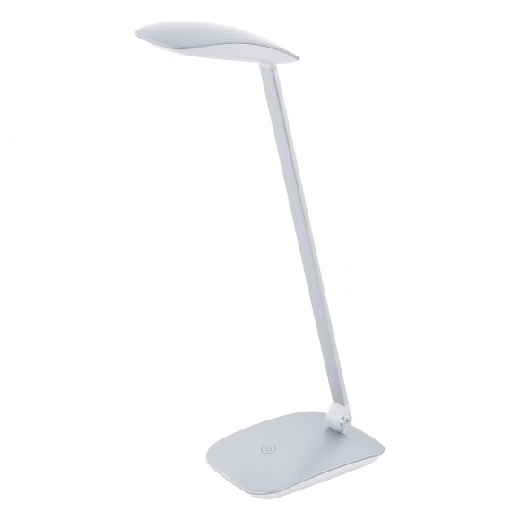 Eglo 95694 LED stolní svítidlo Cajero 1x4,5W | 550lm | 4000K - dotykový spínač, stříbrná