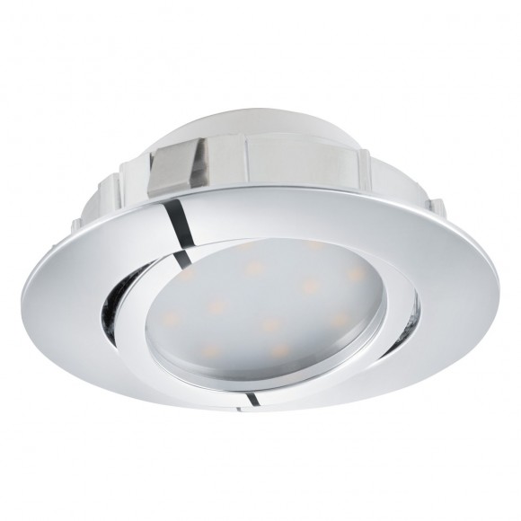 Eglo 95855 LED zápustné bodové svítidlo Pineda 1x6W | 500lm | 3000K - chrom