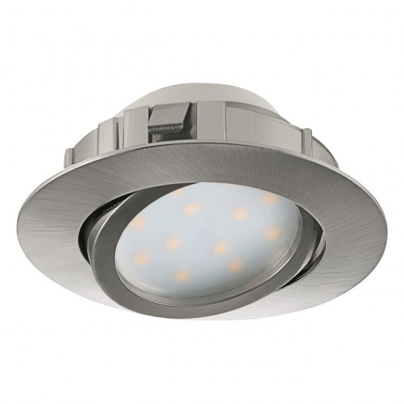 Eglo 95856 LED zápustné bodové svítidlo Pineda 1x6W | 500lm | 3000K - matný nikl