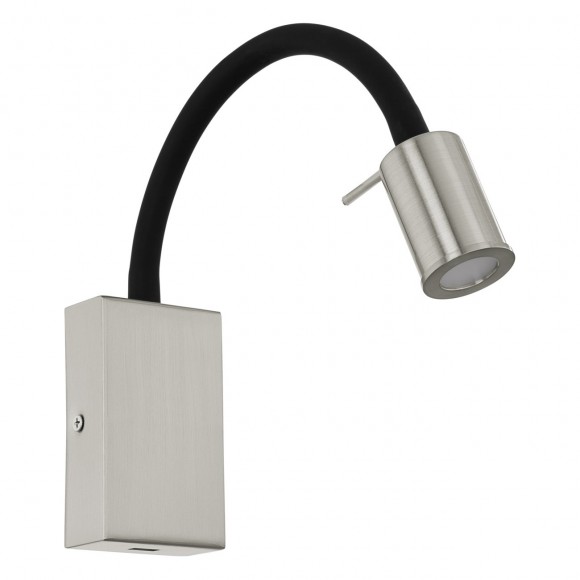 Eglo 96567 LED nástěnné svítidlo Tazzoli 1x3,5W | 380lm | 2700K - matný nikl, černá