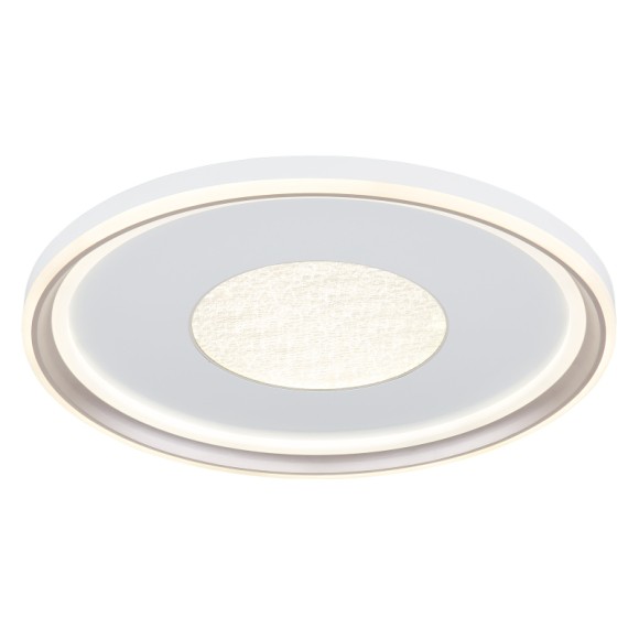 Globo 48558-60 LED přisazené stropní svítidlo EILA  | 60W integrovaný LED zdroj | 6100lm | 2700-6000K | dálkové ovládání | stmívač | bílá