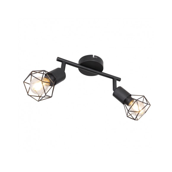 Globo 54802S-2 přisazené stropní svítidlo Xara 2x40W | E14 - černá
