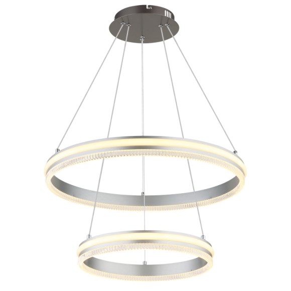 Globo 67377-60H LED závěsné stropní svítidlo FRANCINE | 60W integrovaný LED zdroj | 5780lm | 2700-6000K | černá