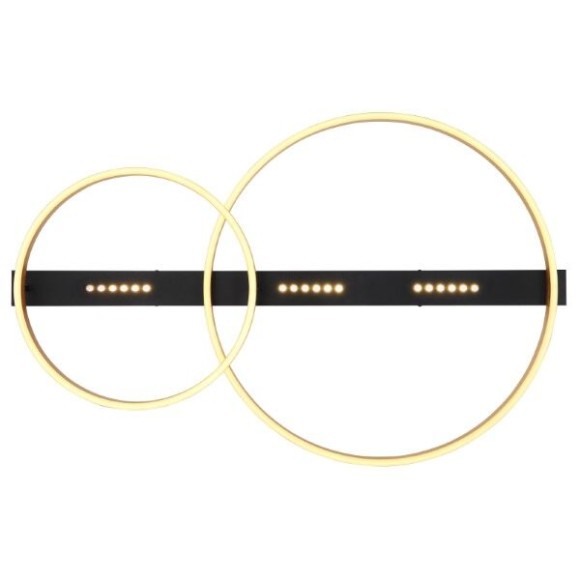 Globo GLB48461-54R LED přisazené stropní svítidlo LUFFY  | 54W integrovaný LED zdroj | 2560lm | 3000K