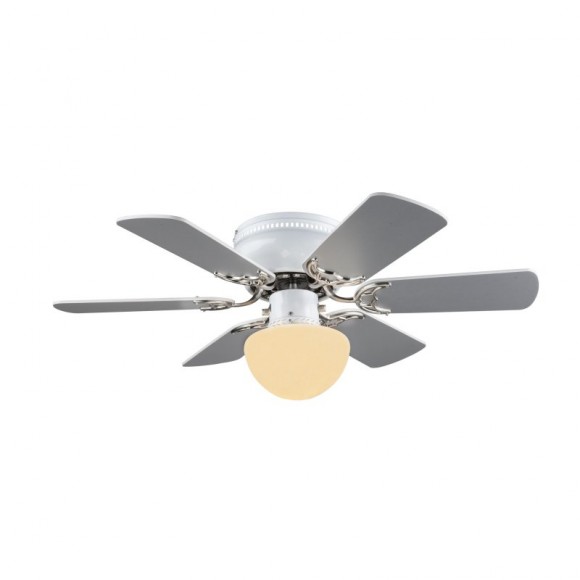 Globo 03070 stropní svítidlo s ventilátorem Formentera 1x60W | E27 - s tahovým vypínačem /řetízkem/