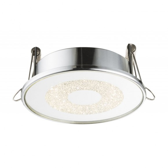 Globo 12005 LED zápustné svítidlo Manda 1x6W | 400lm | 4000K - chrom