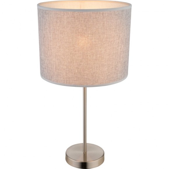 Globo 15185T1 stolní svítidlo Paco 1x60W | E27 - šedá, matný nikl