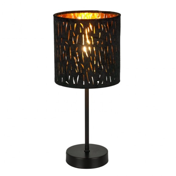 Globo 15264T stolní svítidlo Tuxon 1x40W | E14 - černá, zlatá