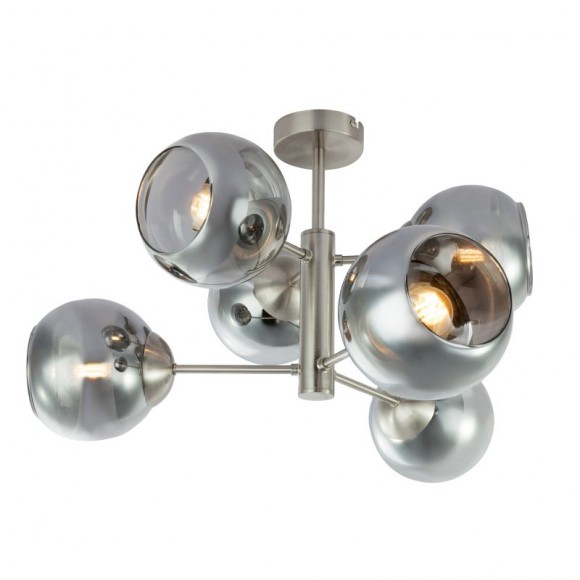 Globo 15310-6D přisazené stropní svítidlo Sanza 6x25W | E14 - chrom