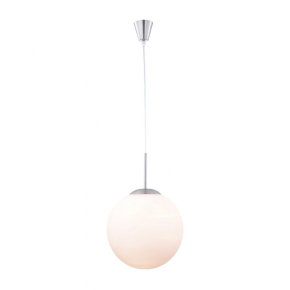 Globo 1581 závěsné stropní svítidlo Balla 1x60W | E27 - opál, matný nikl