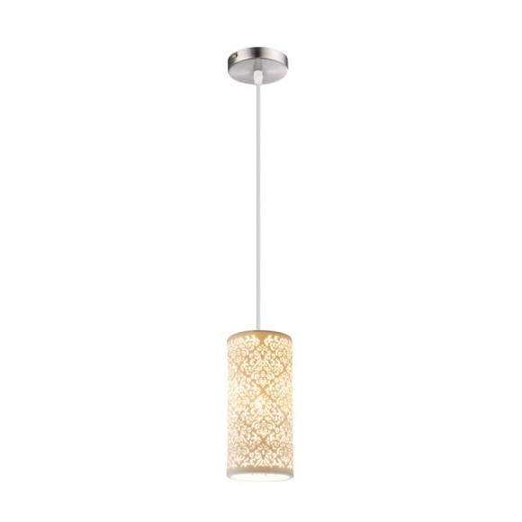 Globo 15918 závěsné stropní svítidlo Cendres 1x40W | E27 - bílá