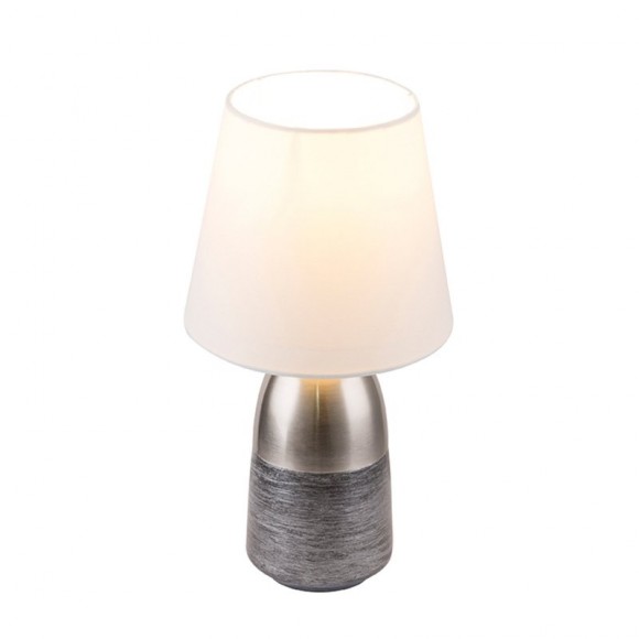 Globo 24135W stolní svítidlo Eugen 1x40W | E14 - bílá, šedá