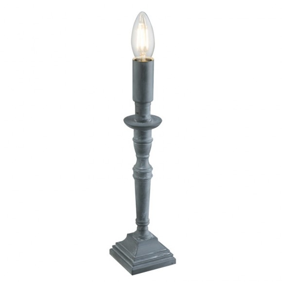 Globo 24704G stolní svítidlo Carice 1x40W | E14 - šedá