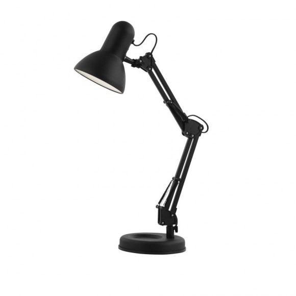 Globo 24880 stolní lampa Famous 1x40W | E27 - vypínač na těle, nastavitelné, černá