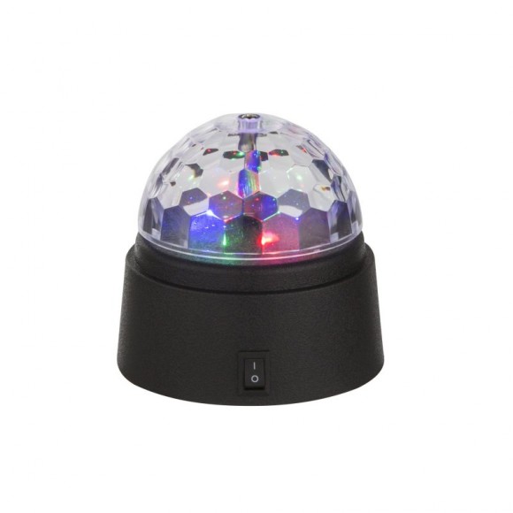 Globo 28014 LED stolní dekorativní svítidlo Disco 6x0,06W - vypínač na těle, disko osvětlení, bez baterií 3xAA