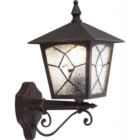 Globo 3126 venkovní nástěnná lampa Atlanta 1x60W | E27 | IP44 - černá