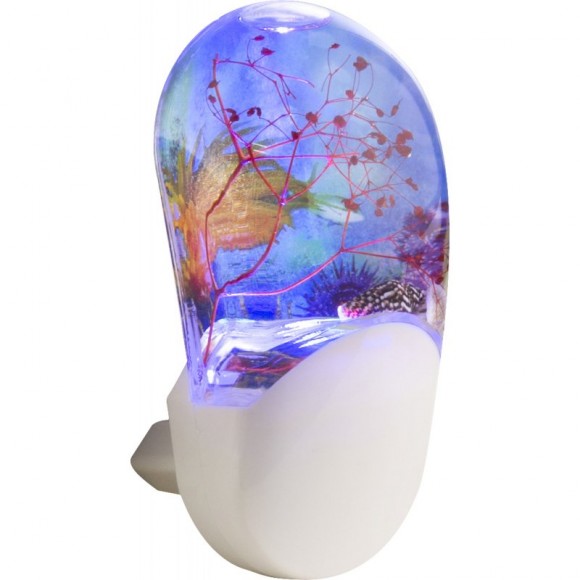 Globo 31937 LED dekorativní svítidlo do zásuvky Enio 3x0,07W | RGB - soumrakový senzor, multicolor, měnič barvy, bílá