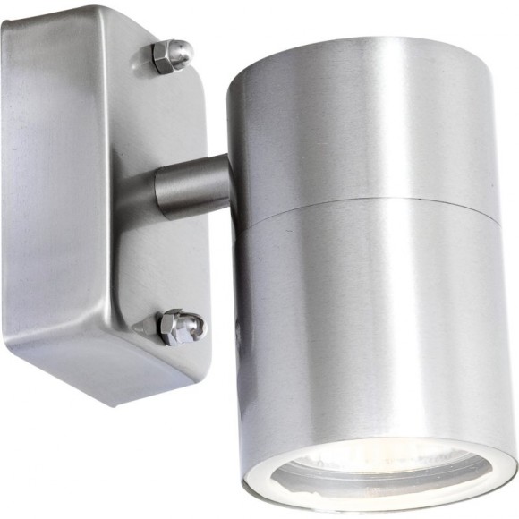 Globo 3201L venkovní nástěnné svítidlo Style 1x5W | GU10 LED | 210lm | 3000K | IP44 - včetně žárovky, nerez