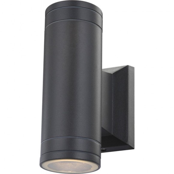 Globo 32028-2 LED venkovní nástěnná lampa Gantar 2x5W | GU10 | 600lm | 3000K | IP44 - šedá