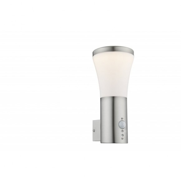 Globo 34570S LED venkovní nástěnné svítidlo s pohybovým čidlem 1x10W | 610lm | 3000K | IP44 - opál