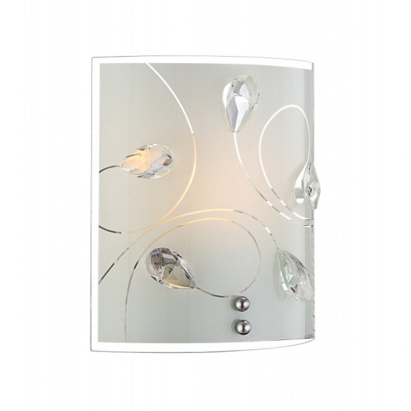 Globo 40414-1W nástěnná lampa Alivia 1x60W | E27 - matný nikl, opál