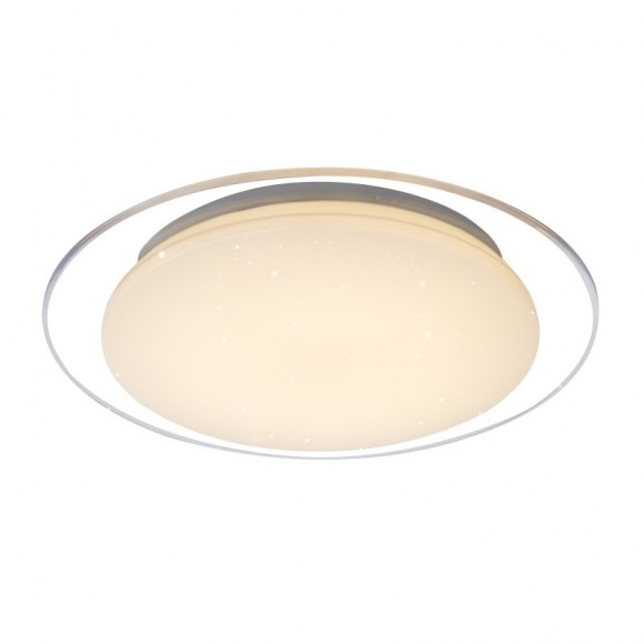 Globo 41315-12 LED stropní svítidlo Sajama 1x12W | 700lm | 3000K-4200K-6400K - třpytivý efekt, fixace barev, bílá