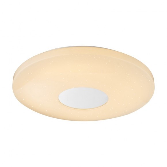 Globo 41336-24 LED stropní svítidlo Turkana 1x24W | 1700lm | 3000-6400K - noční osvětlení, měnič barev, fixace barev, dálkové ovládání, stmívatelné, bílá