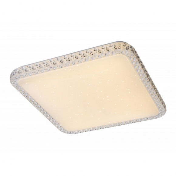 Globo 41339-24 LED stropní svítidlo Kelly 1x24W | 1600lm | 3000K - třpytivý efekt, bílá