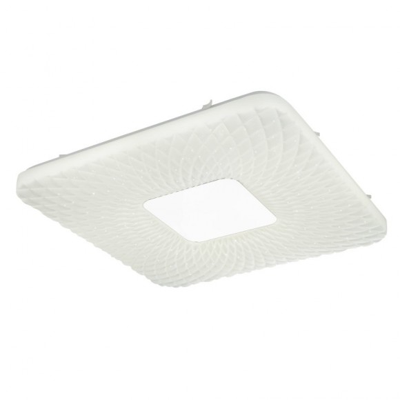 Globo 41343-40 LED stropní svítidlo Findus 1x40W | 150-2300lm | 3000K-6000K - dálkový ovladač, stmívatelné, fixace barev, paměťová funkce, třpytivý efekt, bílá, opál