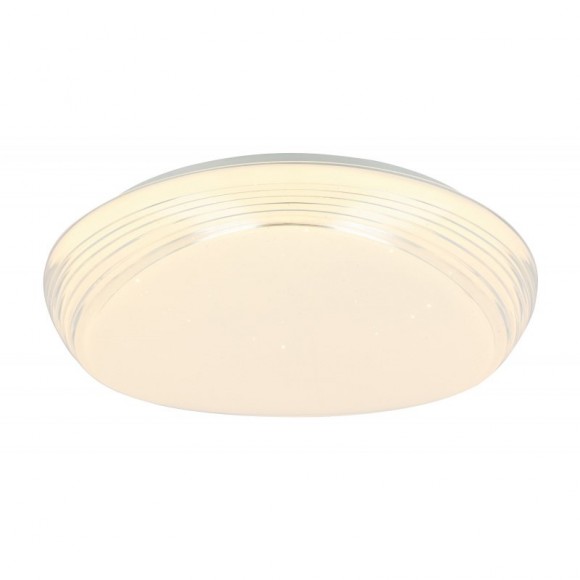 Globo 41344-24 LED stropní svítidlo Lucas 1x24W | 1790lm | 3000K - třpytivý efekt, bílá