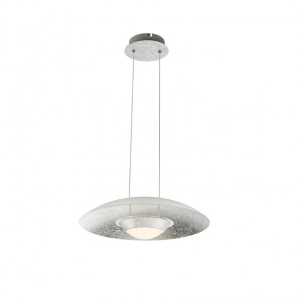Globo 41903H LED závěsné stropní svítidlo Ätna 1x18W | 1440lm | 3000K - bílá, stříbrná