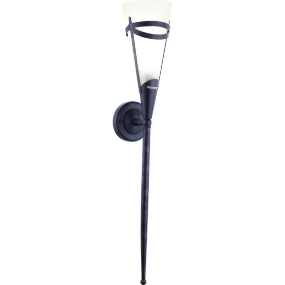 Globo 4413-1W nástěnná lampa Rustica II 1x40W | E14 - rez, satinované sklo