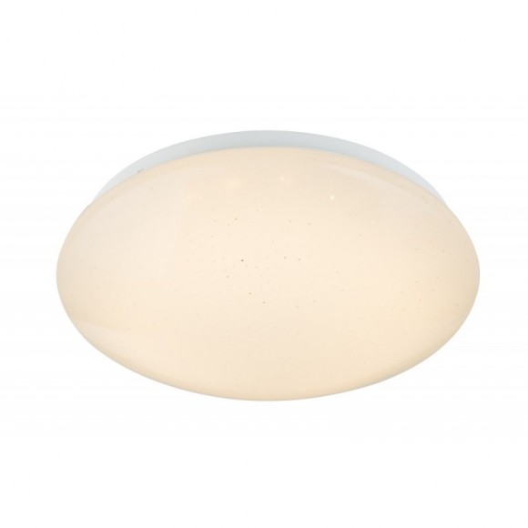 Globo 48363RGB LED stropní svítidlo Atreju I 1x15W | 580lm | 3000K | RGB - stmívatelné, měnič barvy, dálkové ovládání, fixace barev, bílá, opál