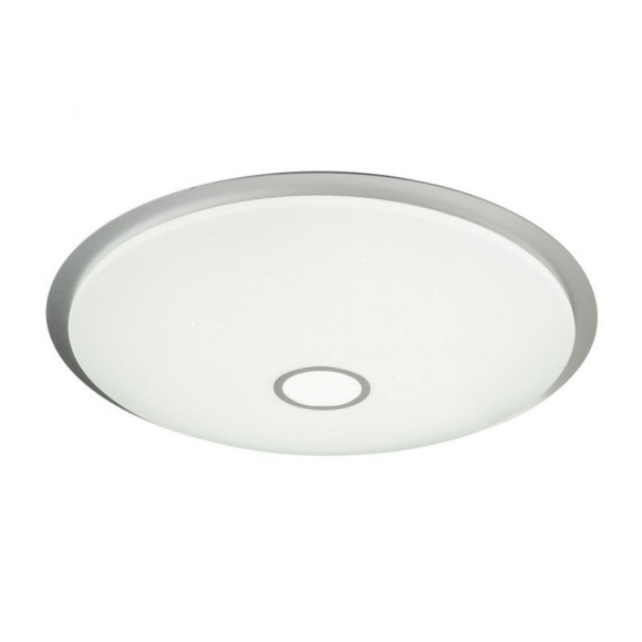 Globo 48379-80 LED stropní svítidlo Rudi 1x80W | 500-5200lm | 3000K-6000K | RGB - dálkový ovladač, fixace barev, stmívatelné, noční osvětlení, časovač, paměťová funkce, opál, bílá