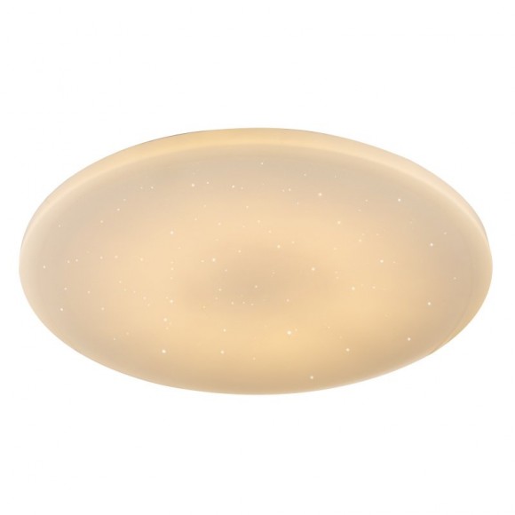 Globo 48392-60 LED stropní svítidlo s pohybovým čidlem Peter 1x60W | 180-3800lm | 2700K-6500K - dálkový ovladač, stmívatelné, fixace barev, paměťová funkce, noční osvětlení, třpytivý efekt, opál, bílá