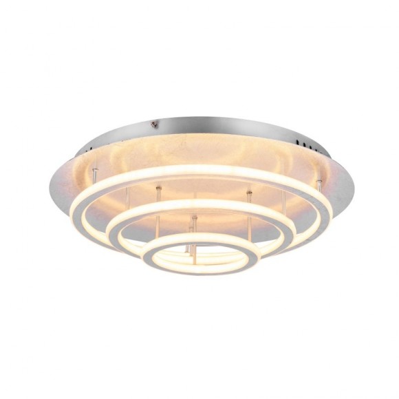 Globo 49252-100S LED stropní svítidlo Arryn 1x90W | 110-3100lm | 3000K-6500K - stříbrná