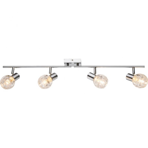Globo 541007-4 přisazené stropní či nástěnné bodové svítidlo Keith I 4x40W | E14 - chrom