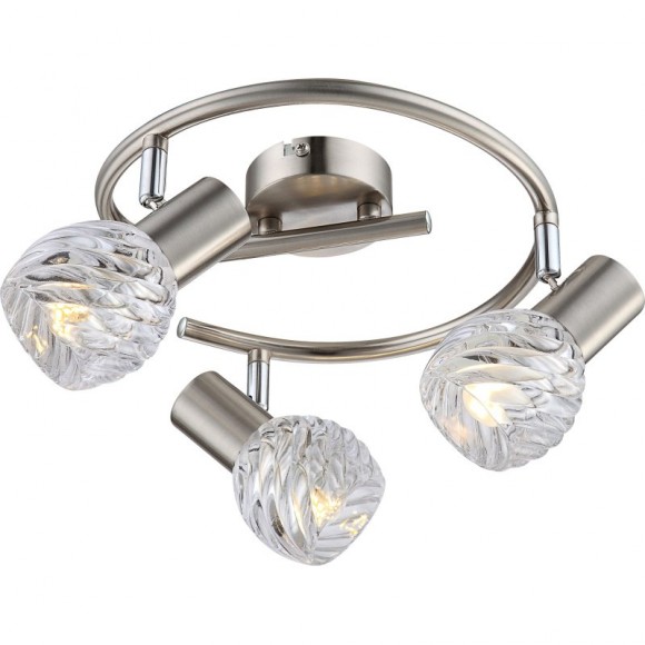 Globo 54344-3O přisazené stropní svítidlo Boronia 3x40W | E14 - matný nikl