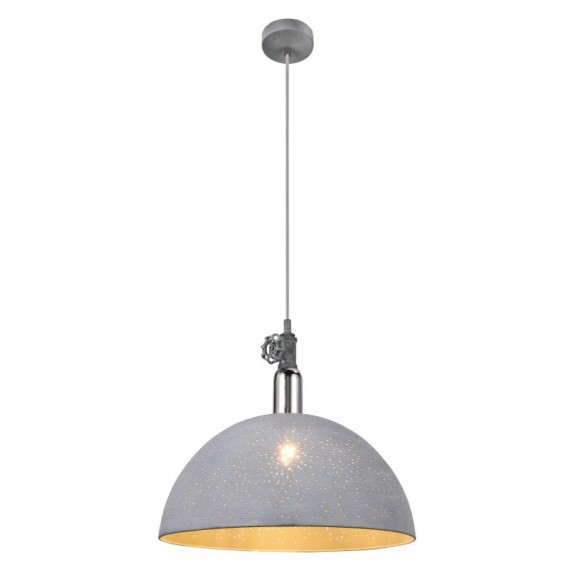 Globo 54653H závěsné stropní svítidlo Fabian 1x60W | E27 - šedá