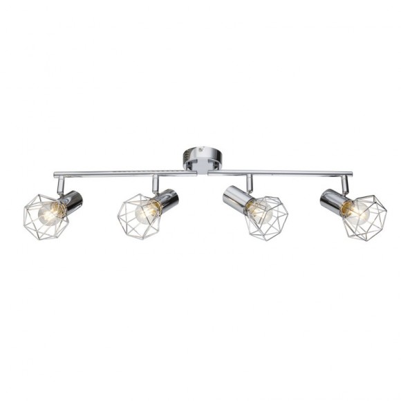 Globo 54802-4 přisazené nástěnné či stropní bodové svítidlo Xara I 4x40W | E14 - chrom